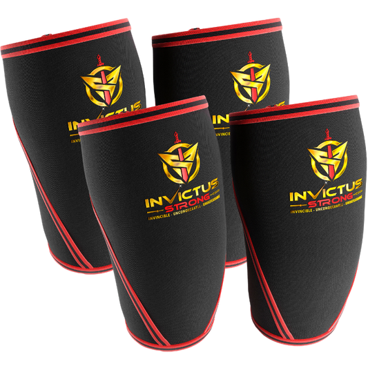 *MOST POPULAR - 4 Invictus Strong 7 mm Neoprene Compression Knee Sleeves