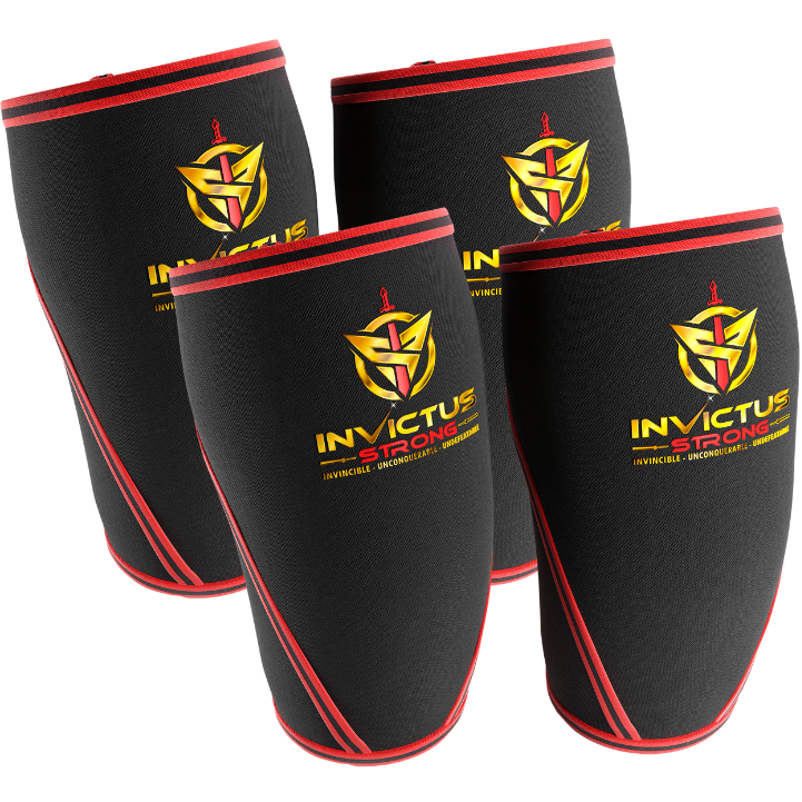 *MOST POPULAR - 4 Invictus Strong 7 mm Neoprene Compression Knee Sleeves