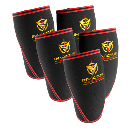 5 Invictus Strong 7 mm Neoprene Compression Knee Sleeves